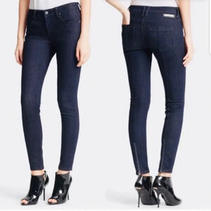 Burberry Brit Bexton Ankle Zip Skinny‎ Dark Wash Jeans Women’s Size 29W